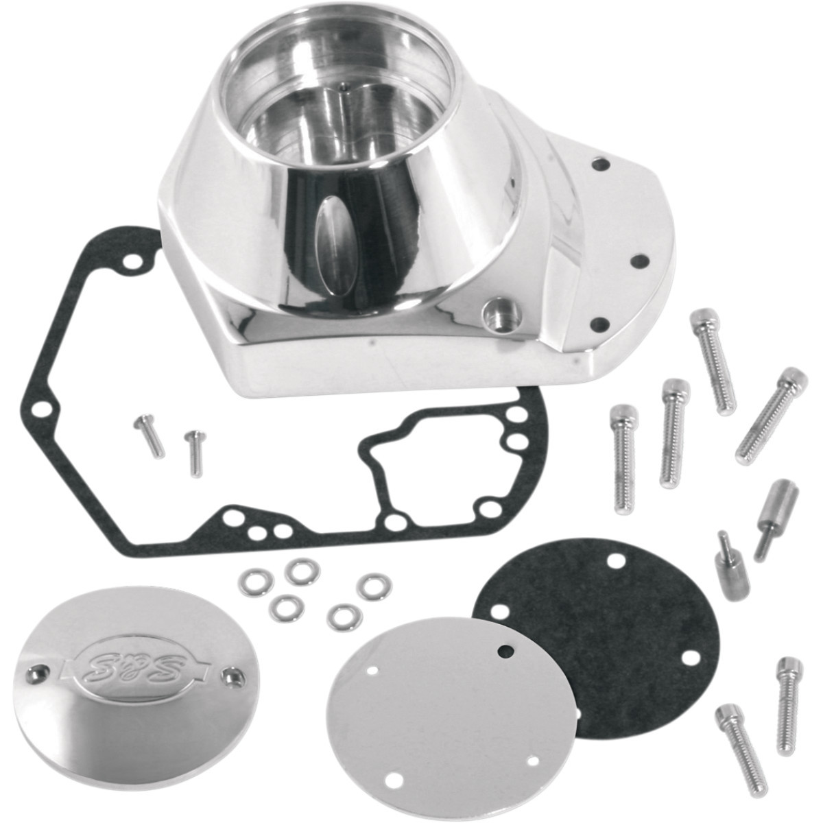 S&S Cycle #31-0335 - Cam Cover - Polished Billet - Big Twin