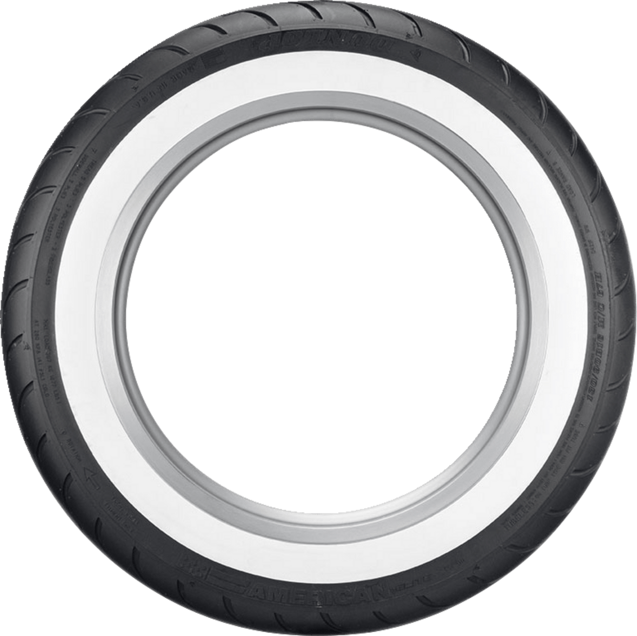 Dunlop Tire - American Elite - Front - MT90B16 - Wide Whitewall - 72H