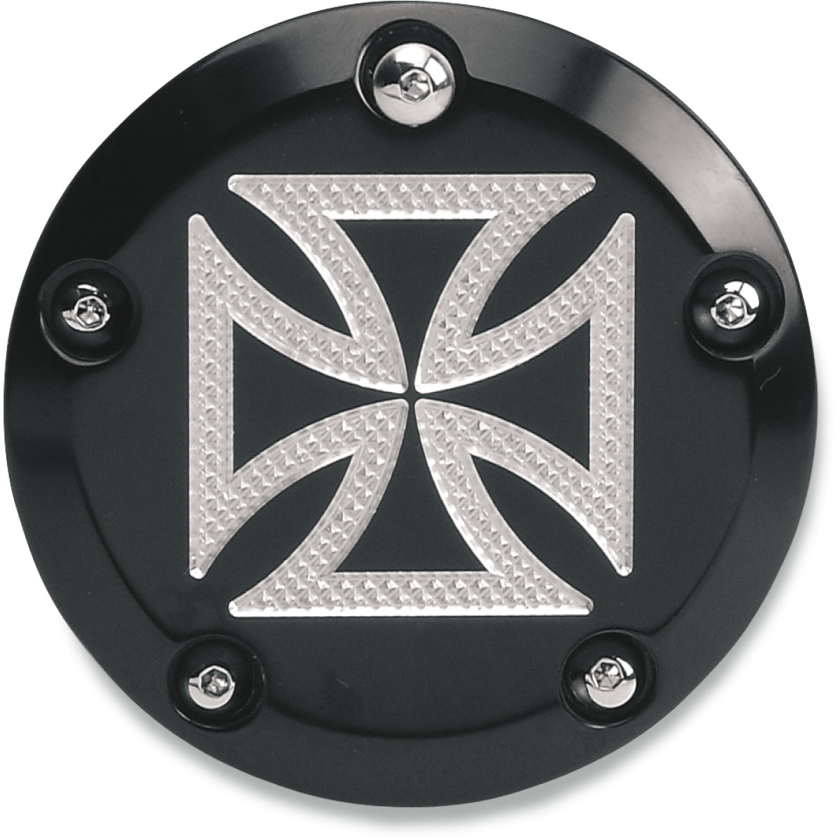 Accutronix #C1605-CB - Points Cover - Maltese Black - Twin Cam
