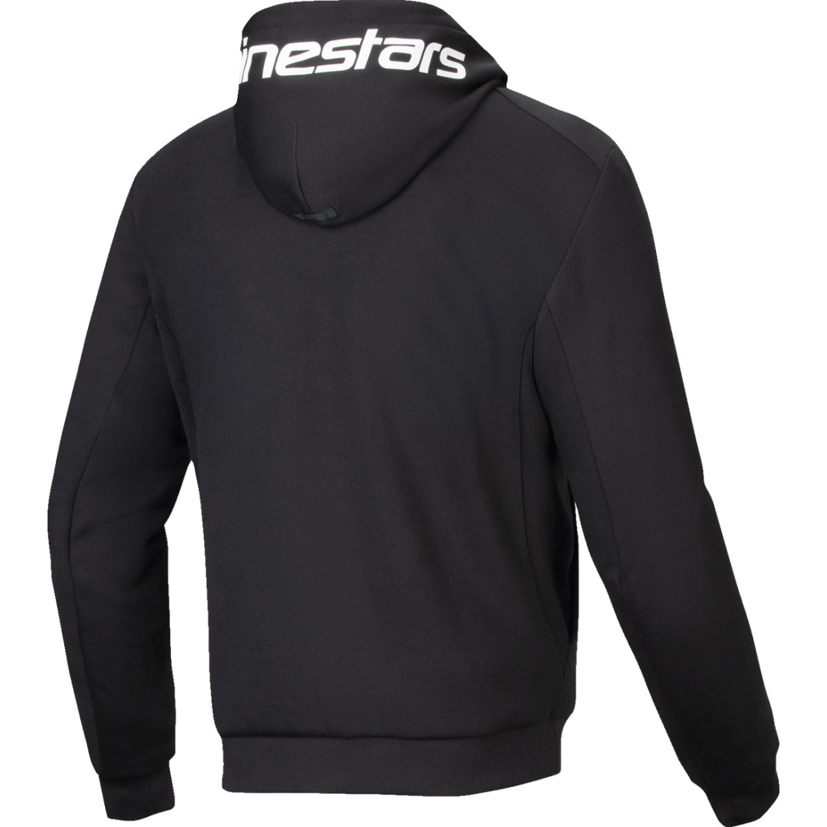 Alpinestars #4200325-12-L - Chrome v2 Sport Hoodie - Black/White - Large