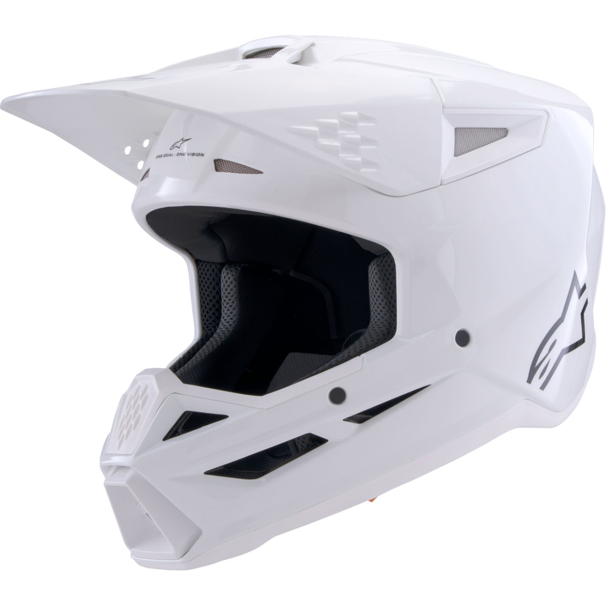 Alpinestars #8300326-2180-S - SM3 Helmet - Solid - Gloss White - Small