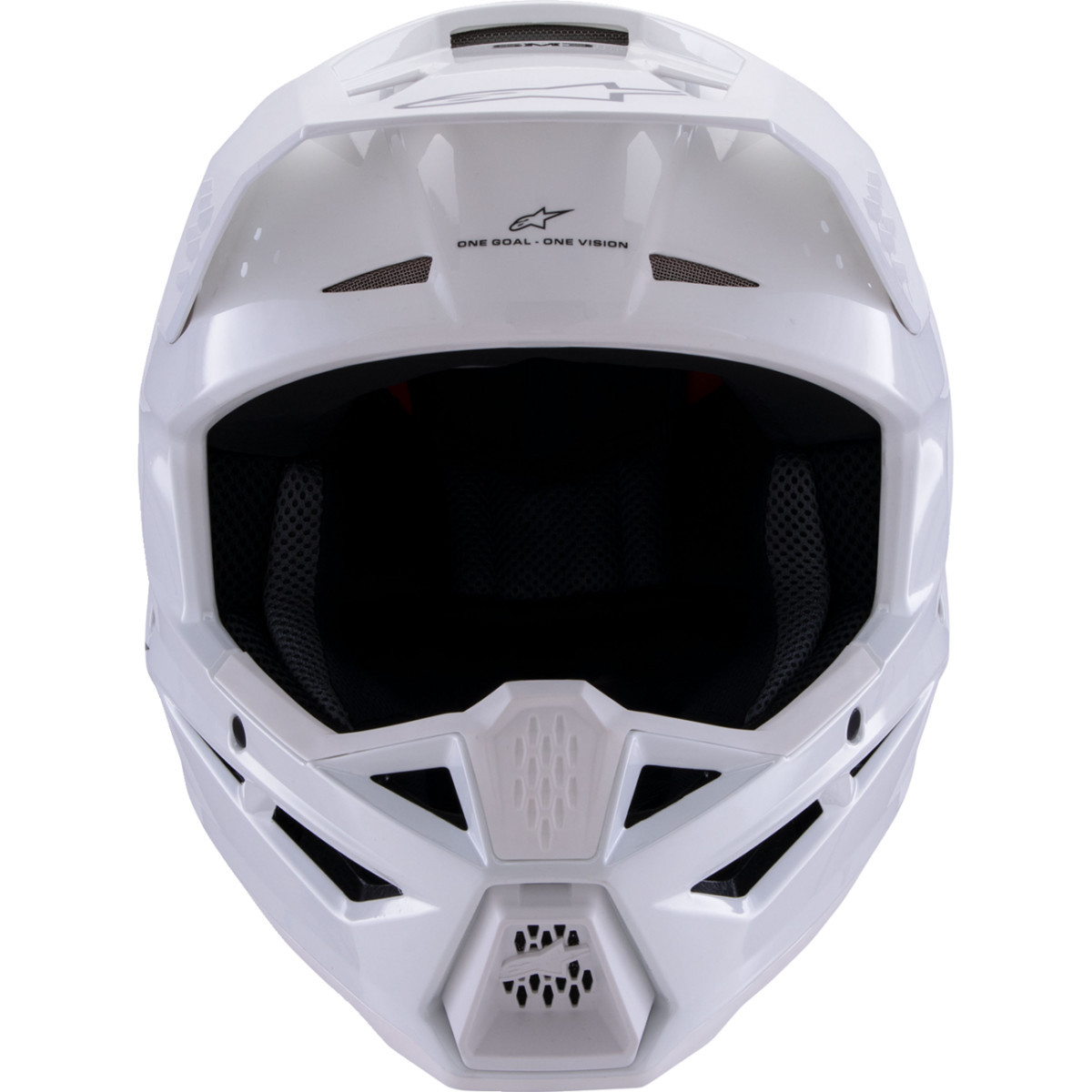 Alpinestars #8300326-2180-XXL - SM3 Helmet - Solid - Gloss White - 2XL