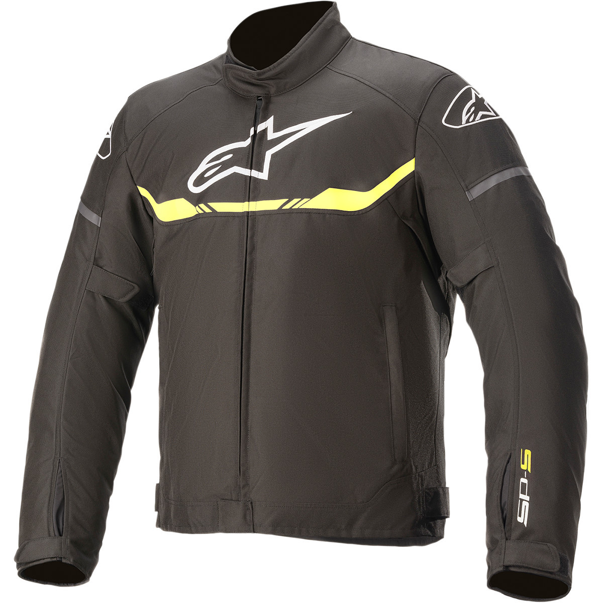 Alpinestars #3200120-155-3X - T-SP S Waterproof Jacket - Black/Yellow Fluo - 3XL
