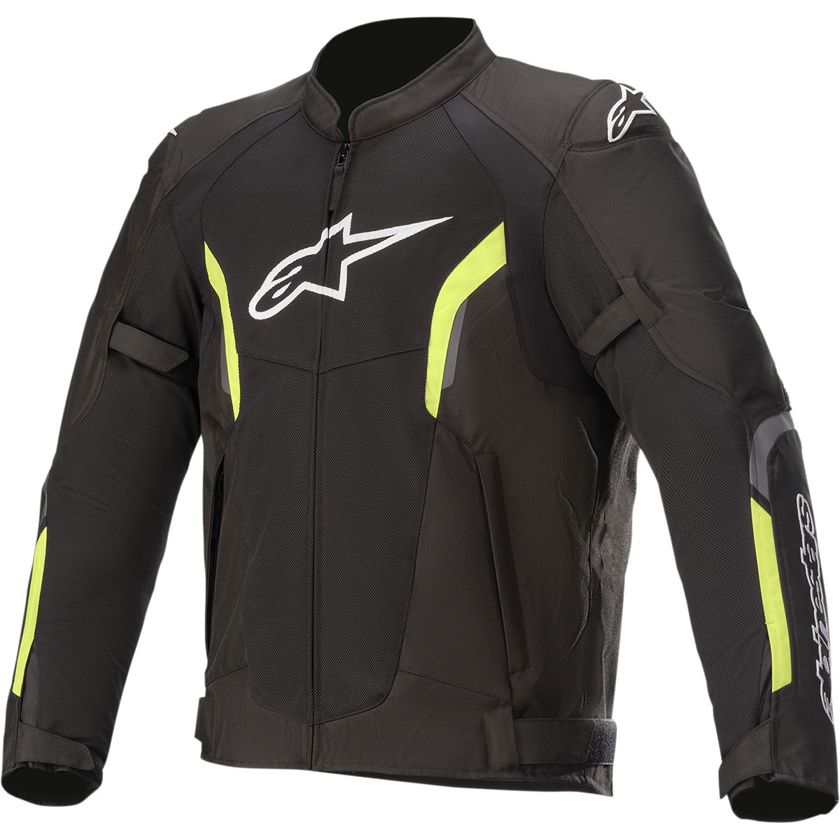 Alpinestars #3306121-155-3X - AST v2 Air Jacket - Black/Yellow Fluo - 3XL