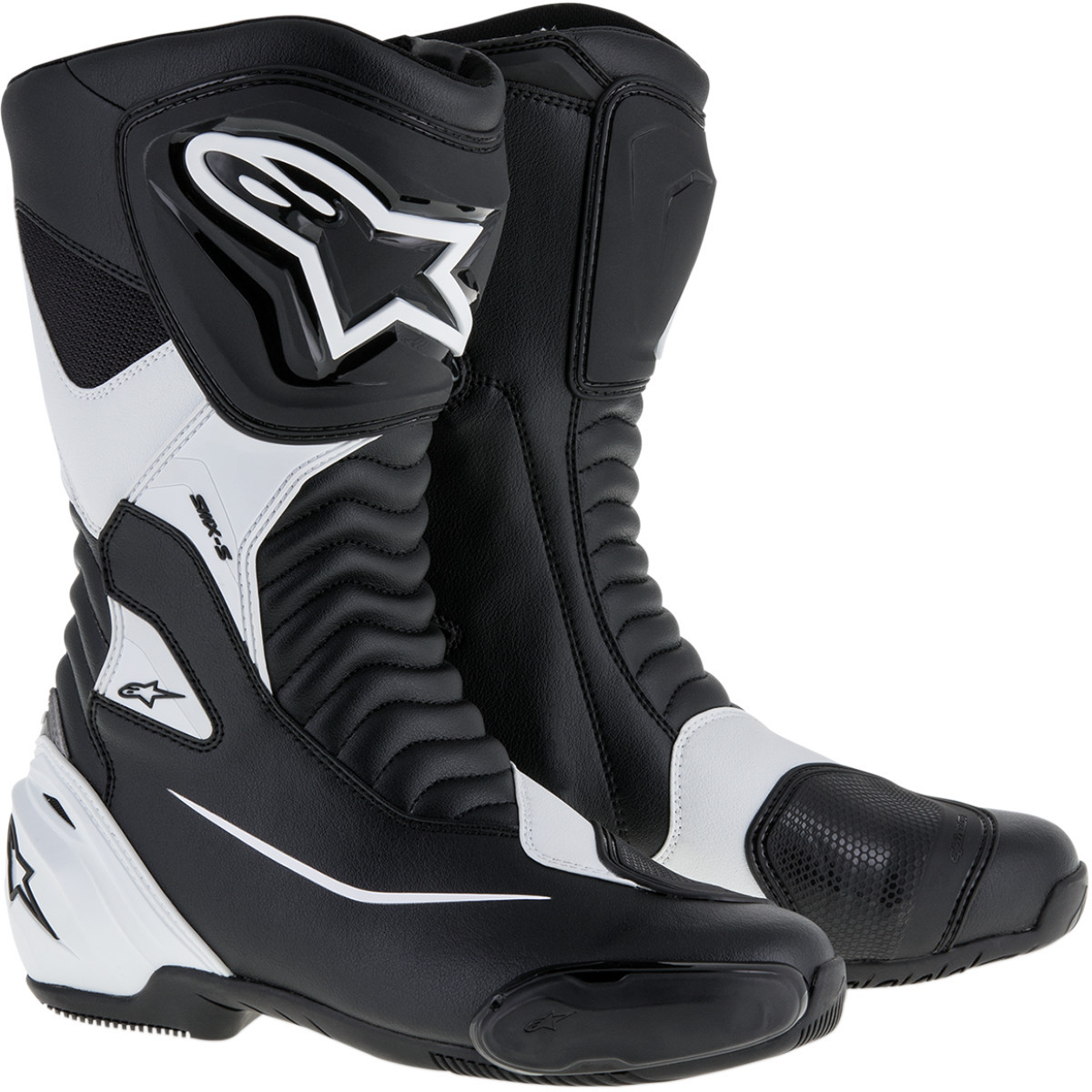 Alpinestars #2223517-12-49 - SMX-S Boots - Black/White - US 13.5 / EU 49