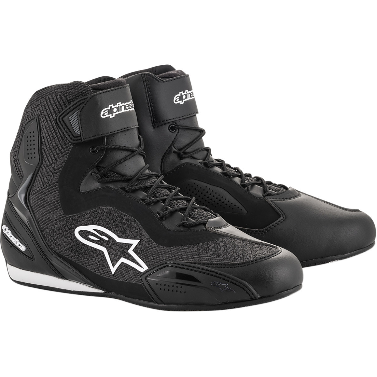 Alpinestars #2510319-10-7.5 - Faster-3 Rideknit® Shoes - Black - US 7.5 / EU 40