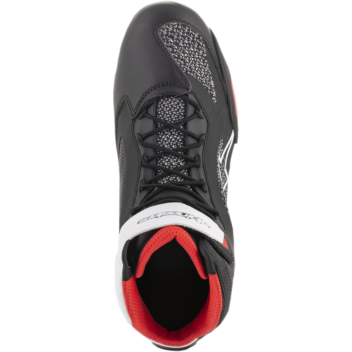 Alpinestars #2510319123-11 - Faster-3 Rideknit® Shoes - Black/White/Red - US 11 / EU 44