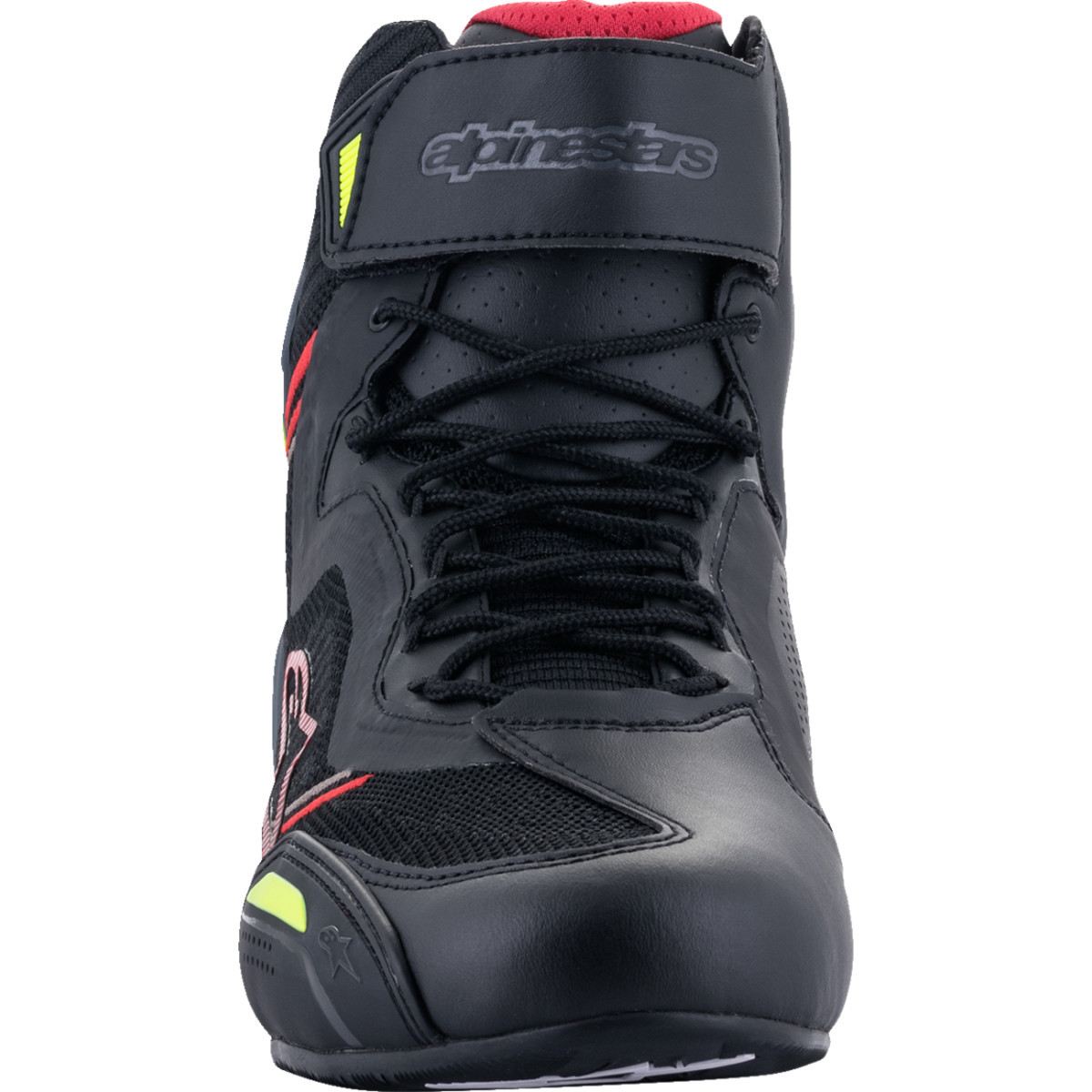 Alpinestars #251031913611 - Faster-3 Rideknit® Shoes - Black/Red/Yellow - US 11 / EU 44