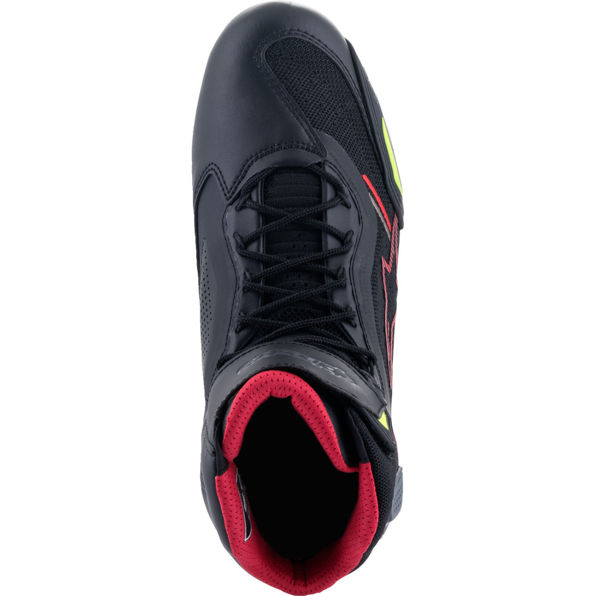 Alpinestars #251031913611.5 - Faster-3 Rideknit® Shoes - Black/Red/Yellow - US 11.5 / EU 45