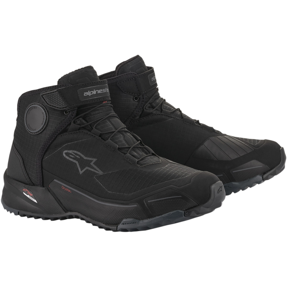 Alpinestars #2611820110010 - CR-X Drystar® Shoes - Black - US 10 / EU 43