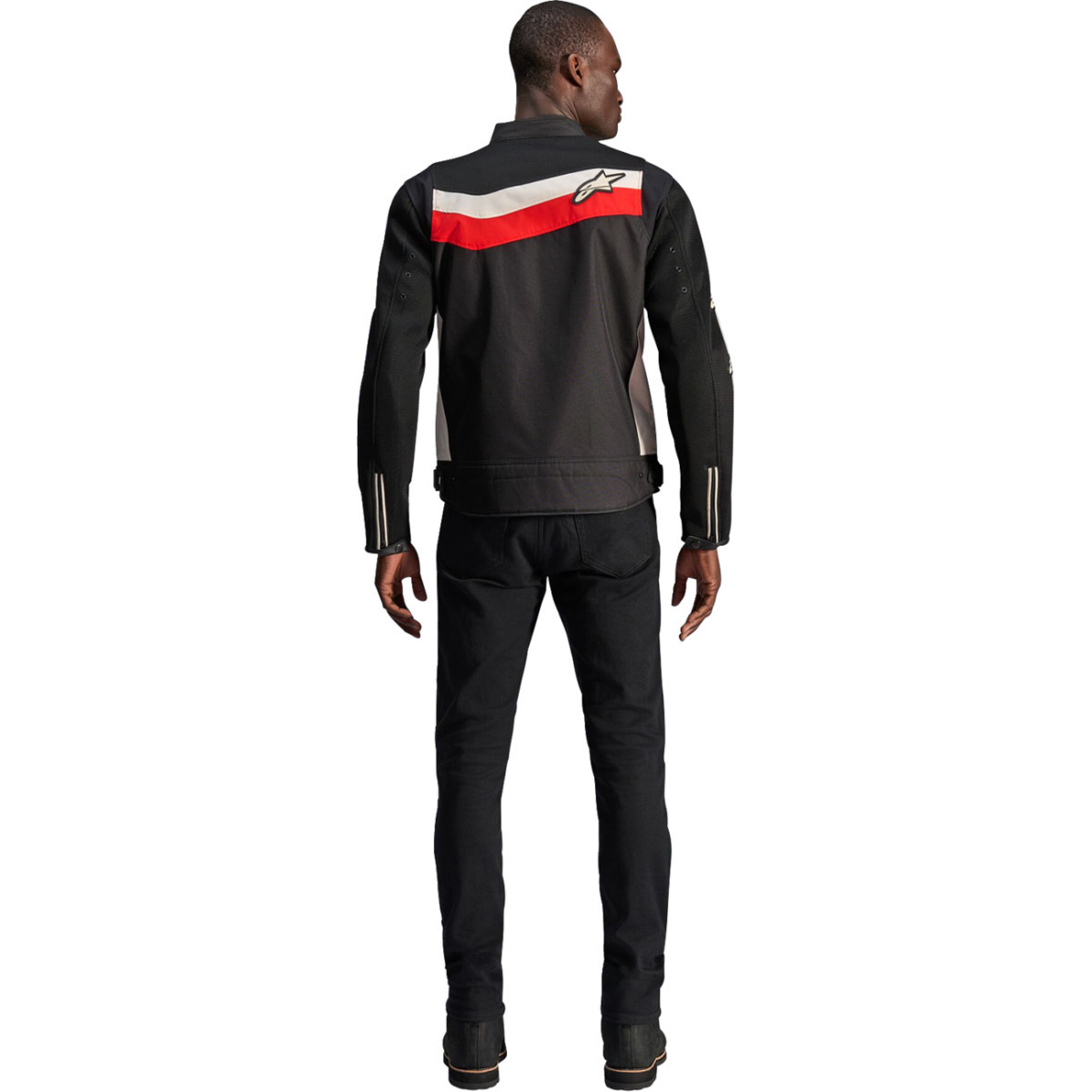 Alpinestars #3301725-1486-S - T-Dyno Air Jacket - Black/Bright Red - Small