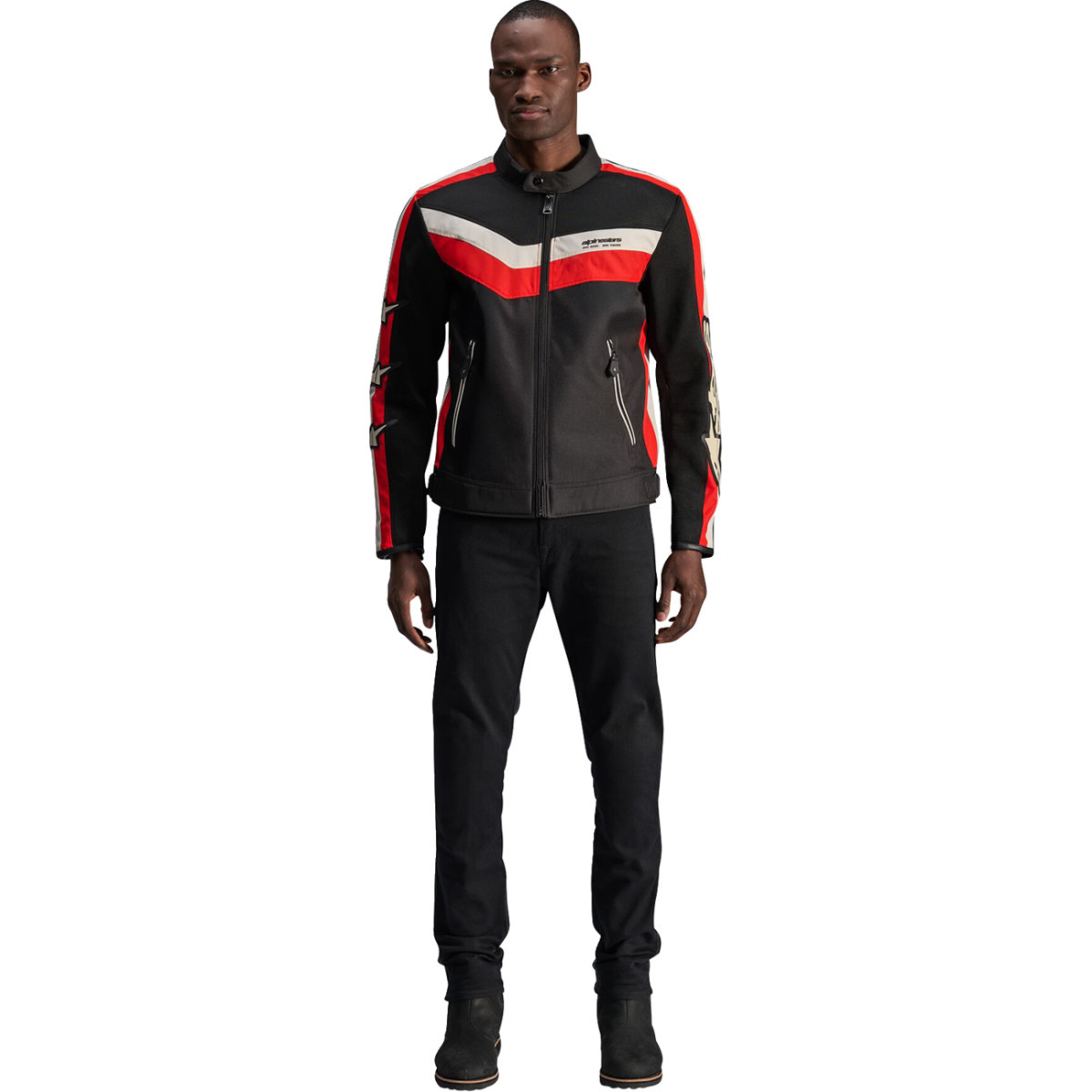 Alpinestars #3301725-1486-XL - T-Dyno Air Jacket - Black/Bright Red - XL