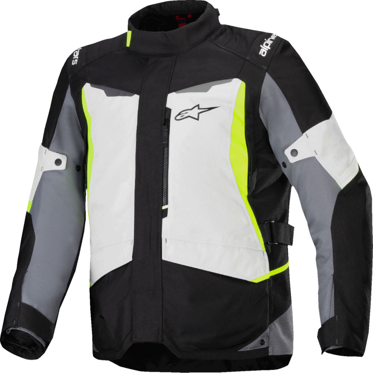 Alpinestars #3200625-9145-XL - ST-1 WP Jacket - Ice Gray/Black/Yellow Fluo - XL