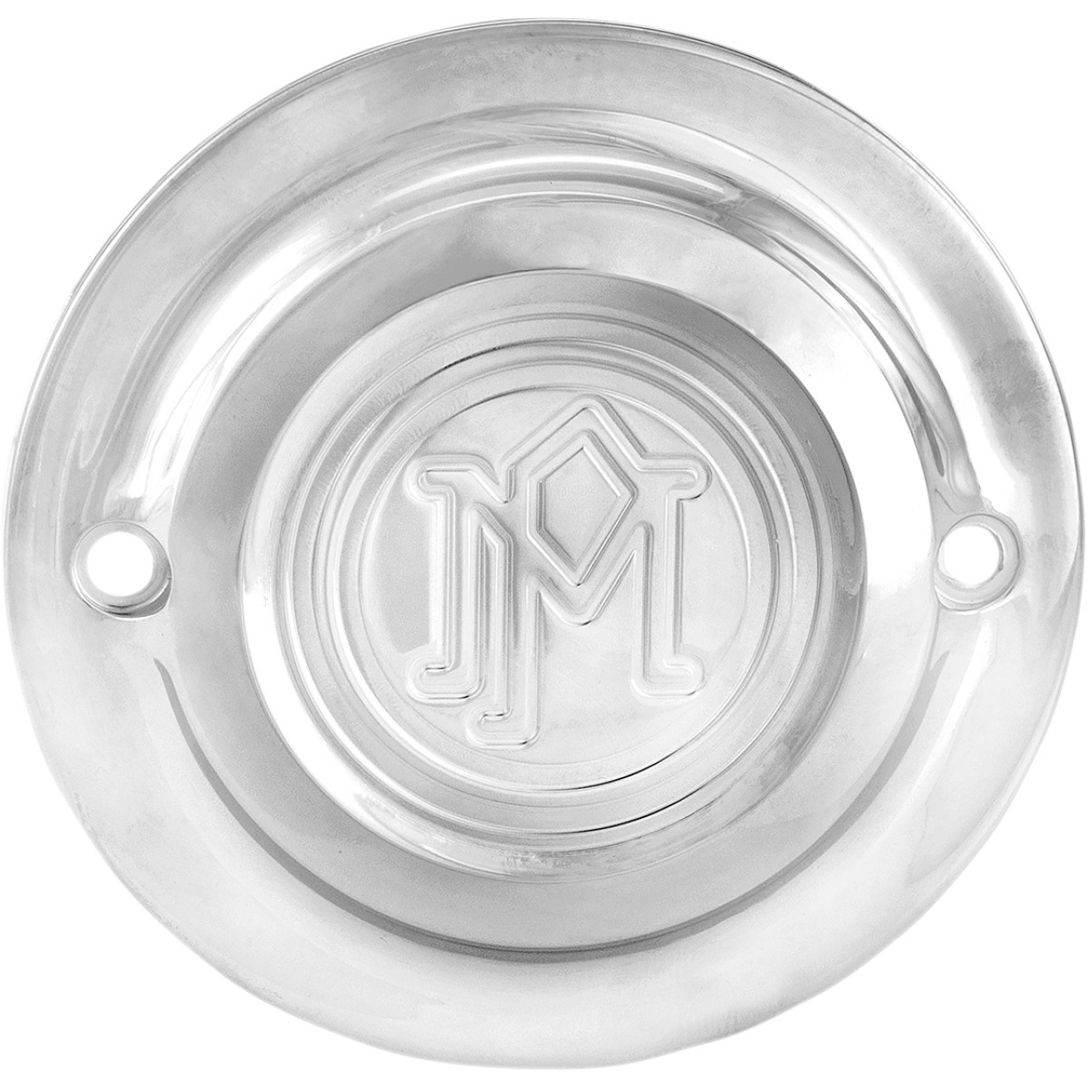Performance Machine (PM) #0177-2064-CH - Ignition Cover - 2 Hole - Chrome - M8