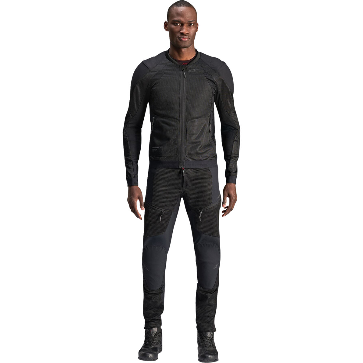 Alpinestars #3301225-1100-XL - Troop-Air Jacket - Black/Black - XL