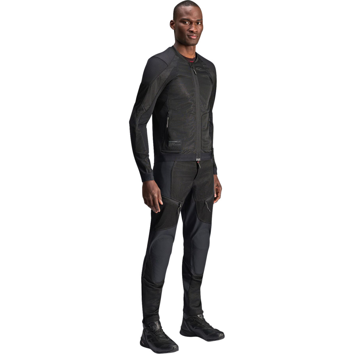 Alpinestars #3301225-1100-2XL - Troop-Air Jacket - Black/Black - 2XL