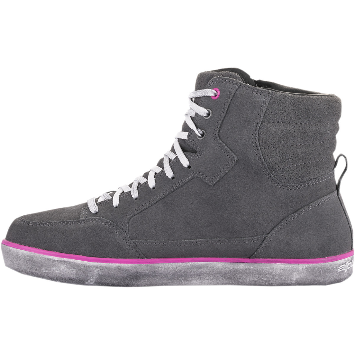 Alpinestars #254222090958 - J-6 Waterproof Women's Shoes - Gray/Pink - US 8