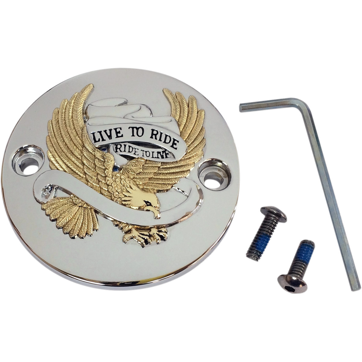 Drag Specialties - Points Cover - Chrome/Gold/Black - M8