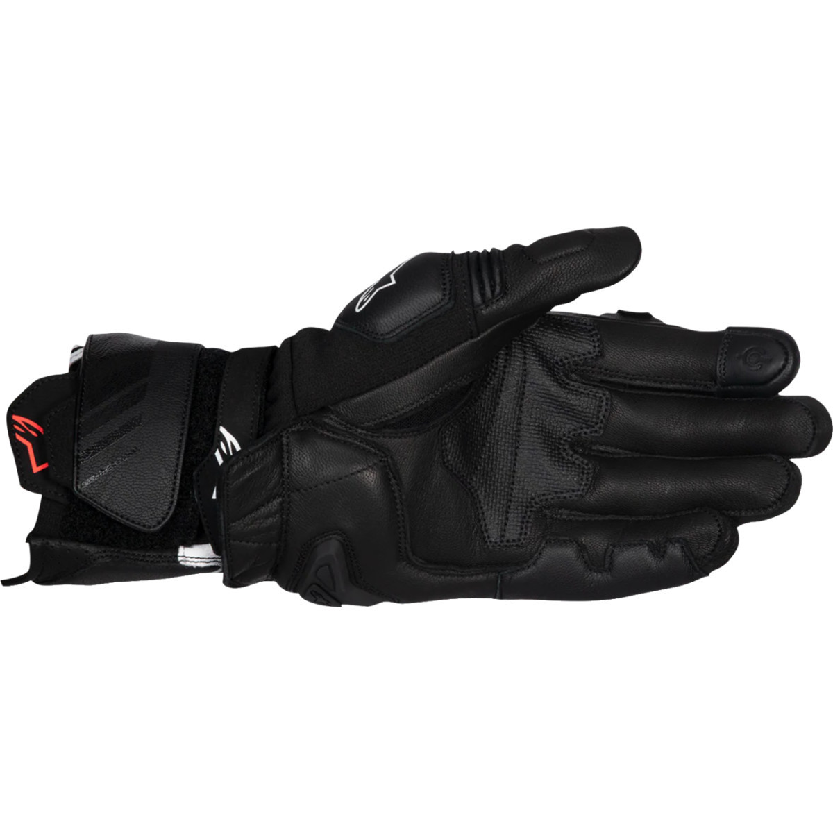 Alpinestars #3550825-12-M - GP Plus R V3 Leather Gloves - Black/White - Medium