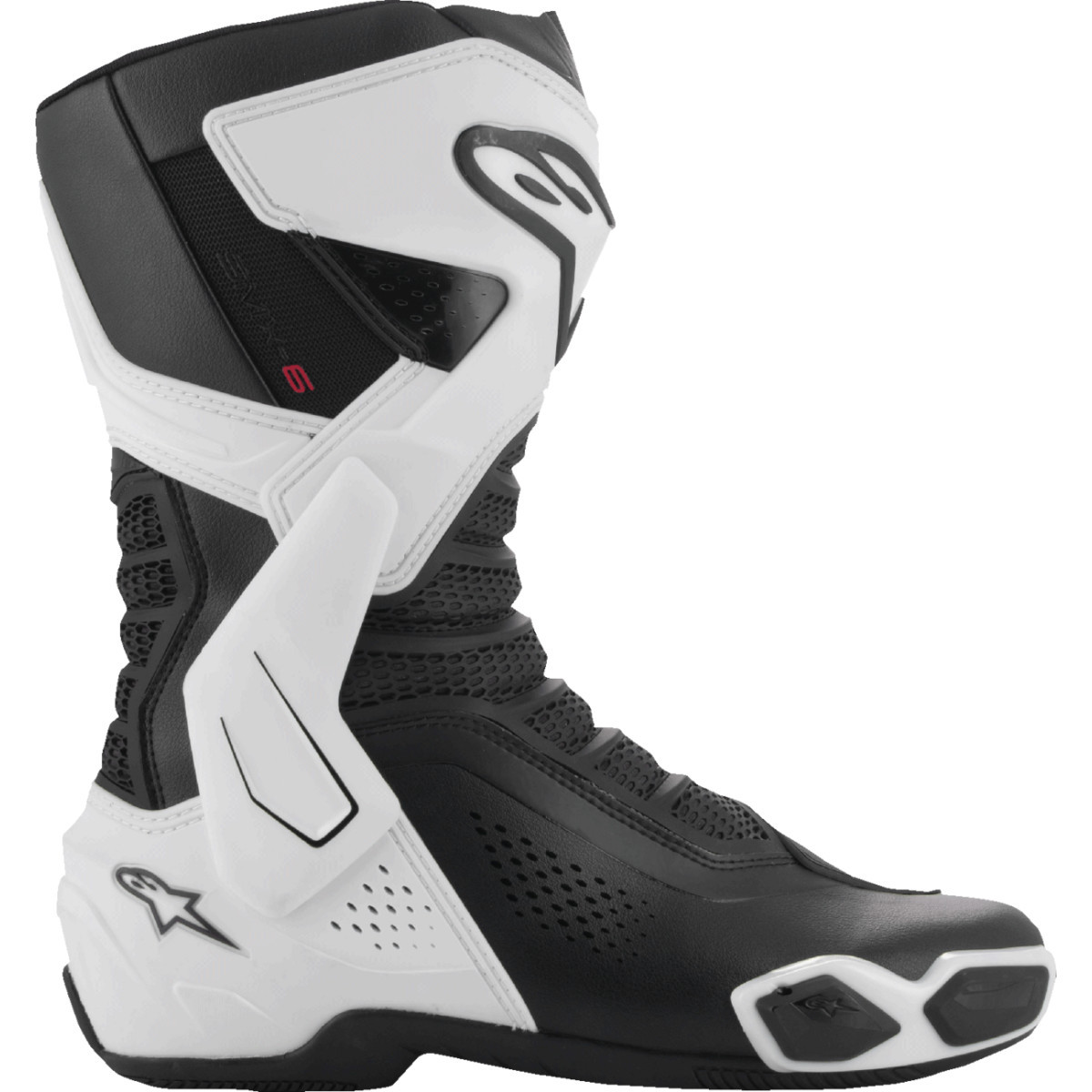 Alpinestars #2223225-21-48 - SMX-6 V3 Vented Boots - Black/White - US 12.5/EU 48