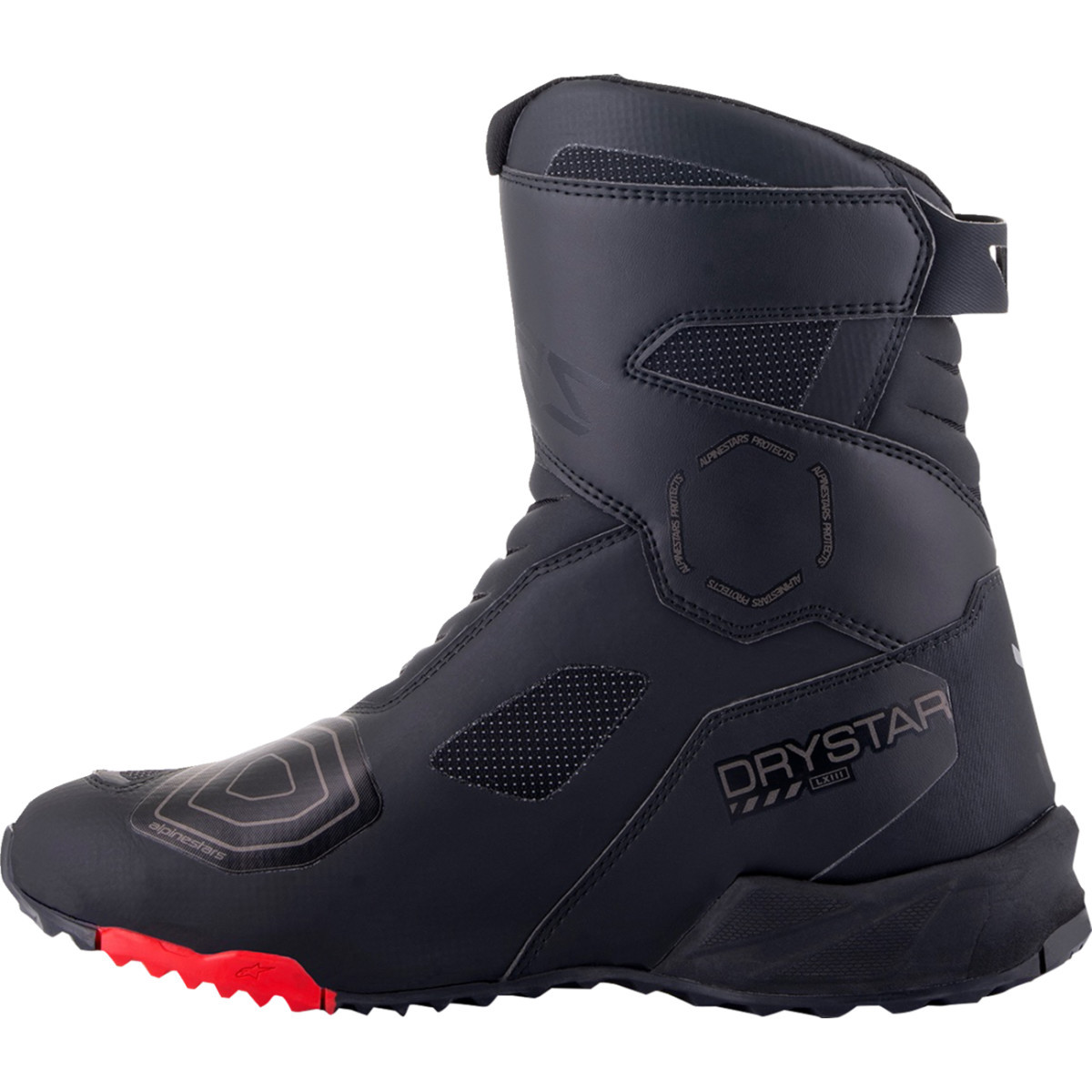 Alpinestars #2443023-13-43 - RT-7 Drystar® Boots - Black/Red - US 9 / EU 43