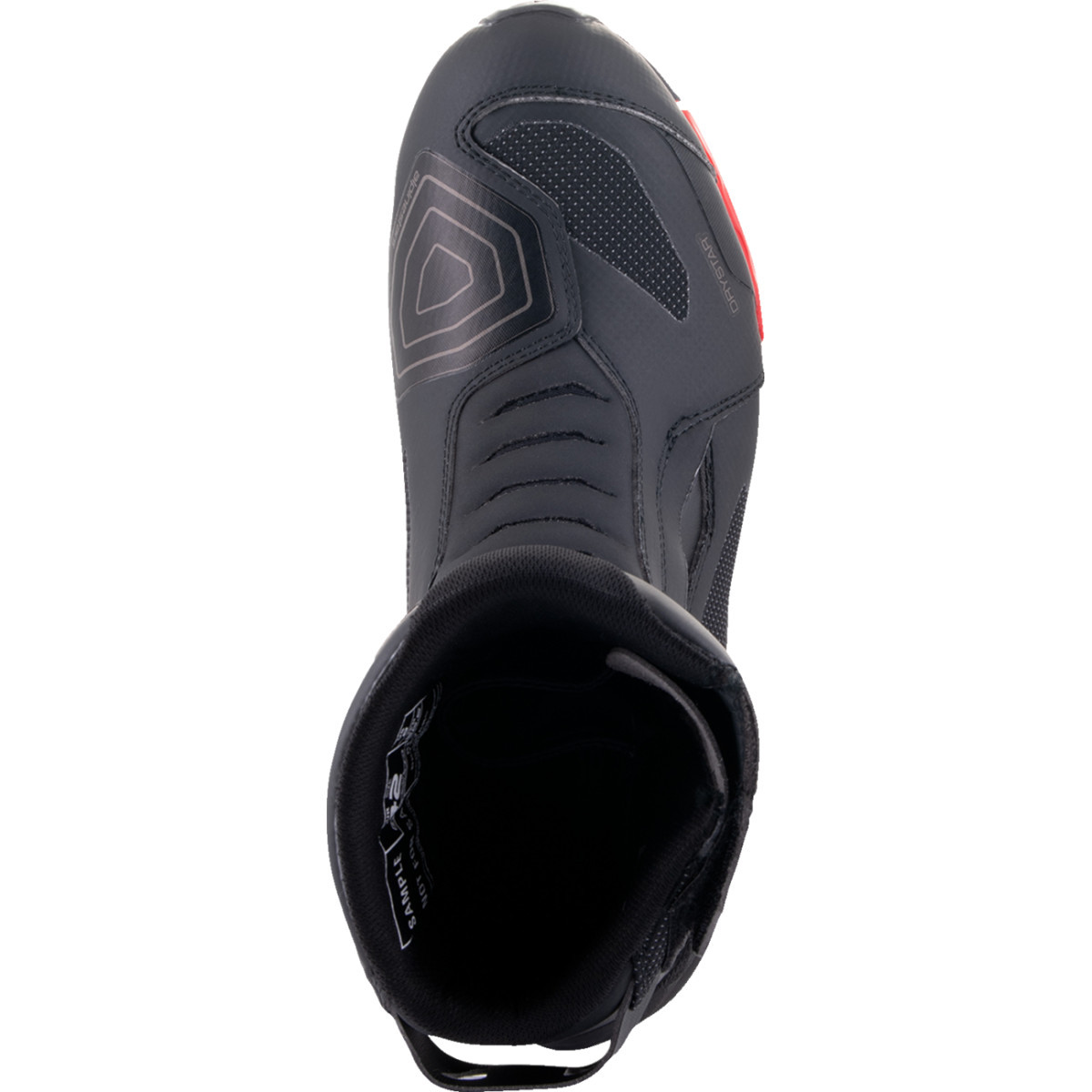 Alpinestars #2443023-13-46 - RT-7 Drystar® Boots - Black/Red - US 11.5 / EU 46