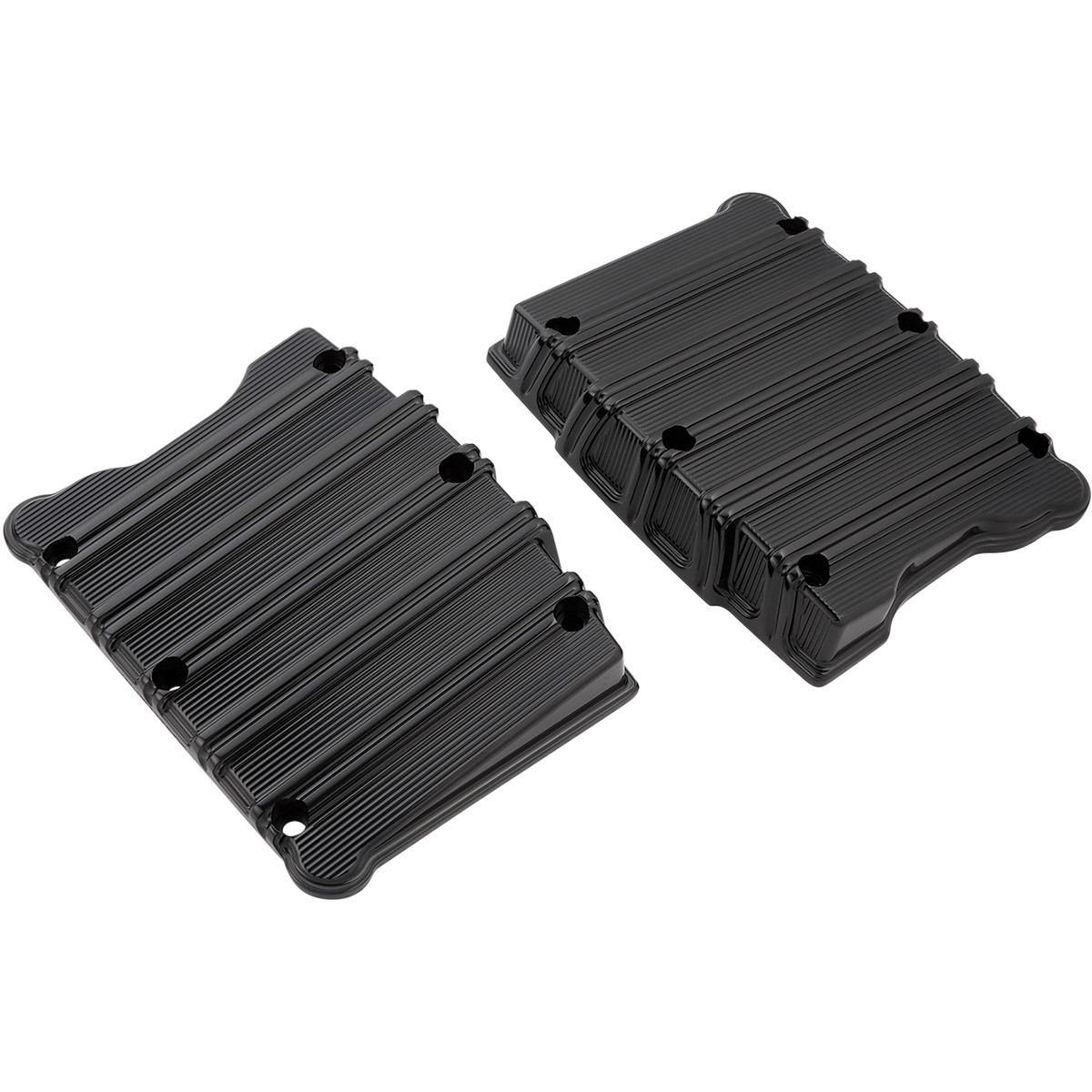 Arlen Ness #18-256 - Rocker Box Covers - 10 Gauge - Black