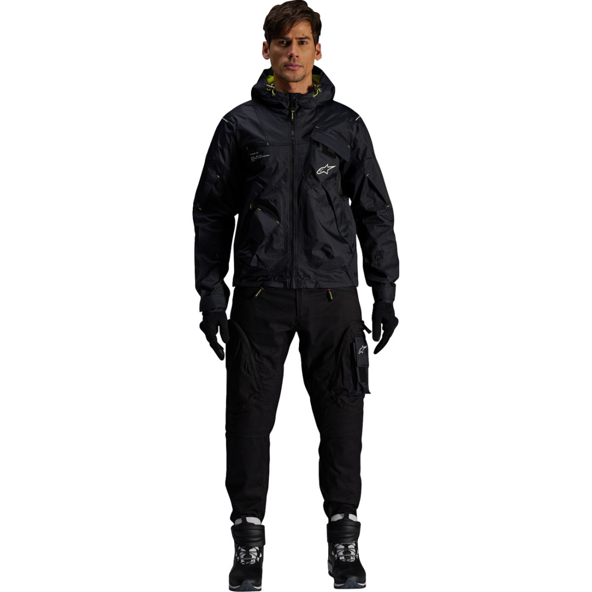 Alpinestars #3301625-1484-3XL - Mogress Air Jacket - Black/Lime Punch/White - 3XL