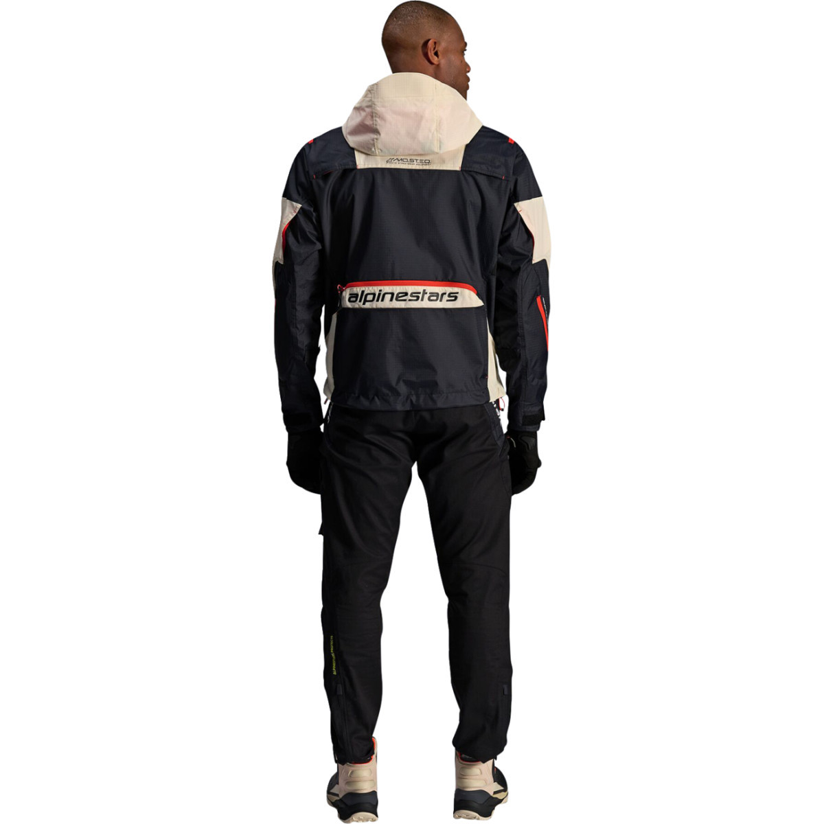 Alpinestars #3301625-1489-3XL - Mogress Air Jacket - Black/Almond/Hot Orange - 3XL