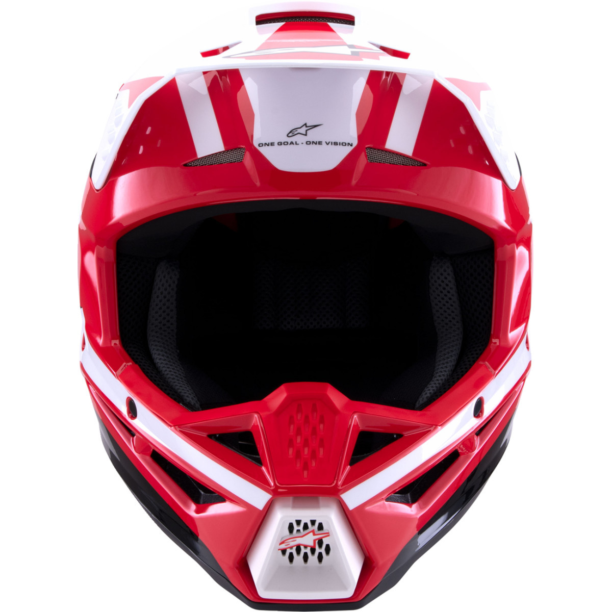 Alpinestars #8301026-3126-XL - SM3 Helmet - Heat - Gloss Red/White/Black - XL