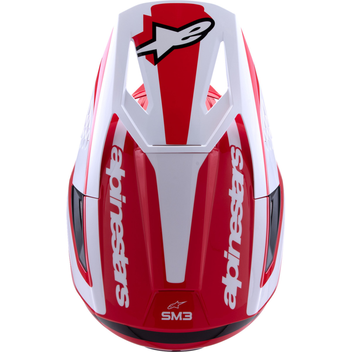 Alpinestars #8301026-3126-M - SM3 Helmet - Heat - Gloss Red/White/Black - Medium