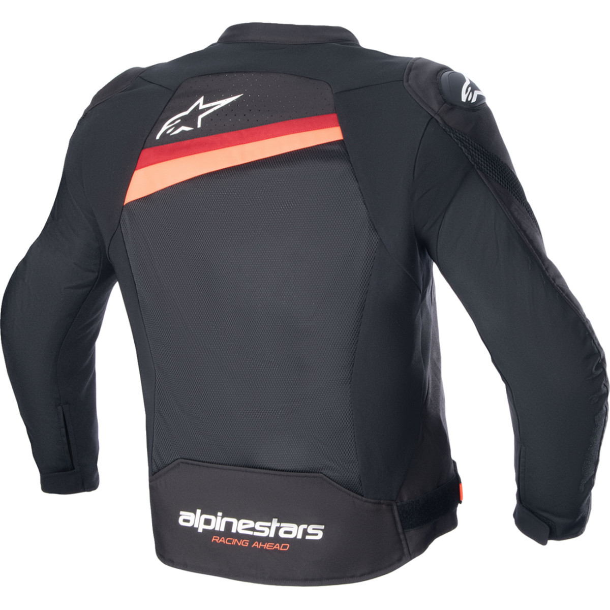 Alpinestars #3300624-1030-L - T-GP Plus R v4 Airflow Jacket - Black/Red Fluo - Large