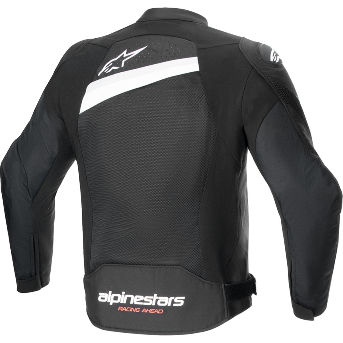 Alpinestars #3300624-12-4X - T-GP Plus R v4 Airflow Jacket - Black/White - 4XL