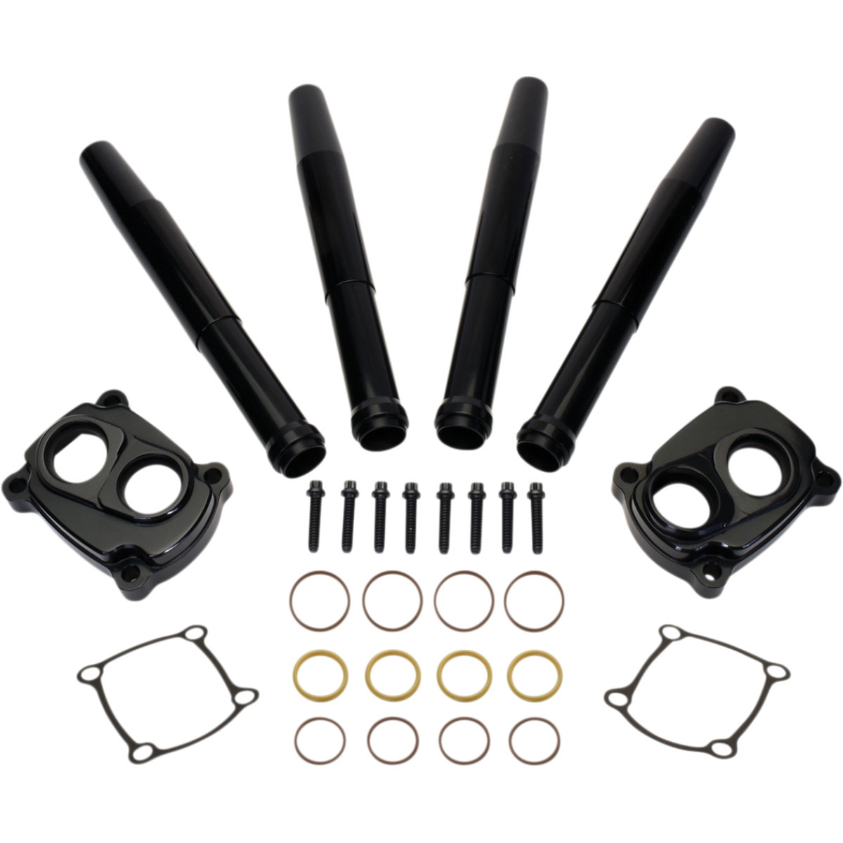 Jims #6022 - Tappet Cover and Pushrod Kit - Black - M8