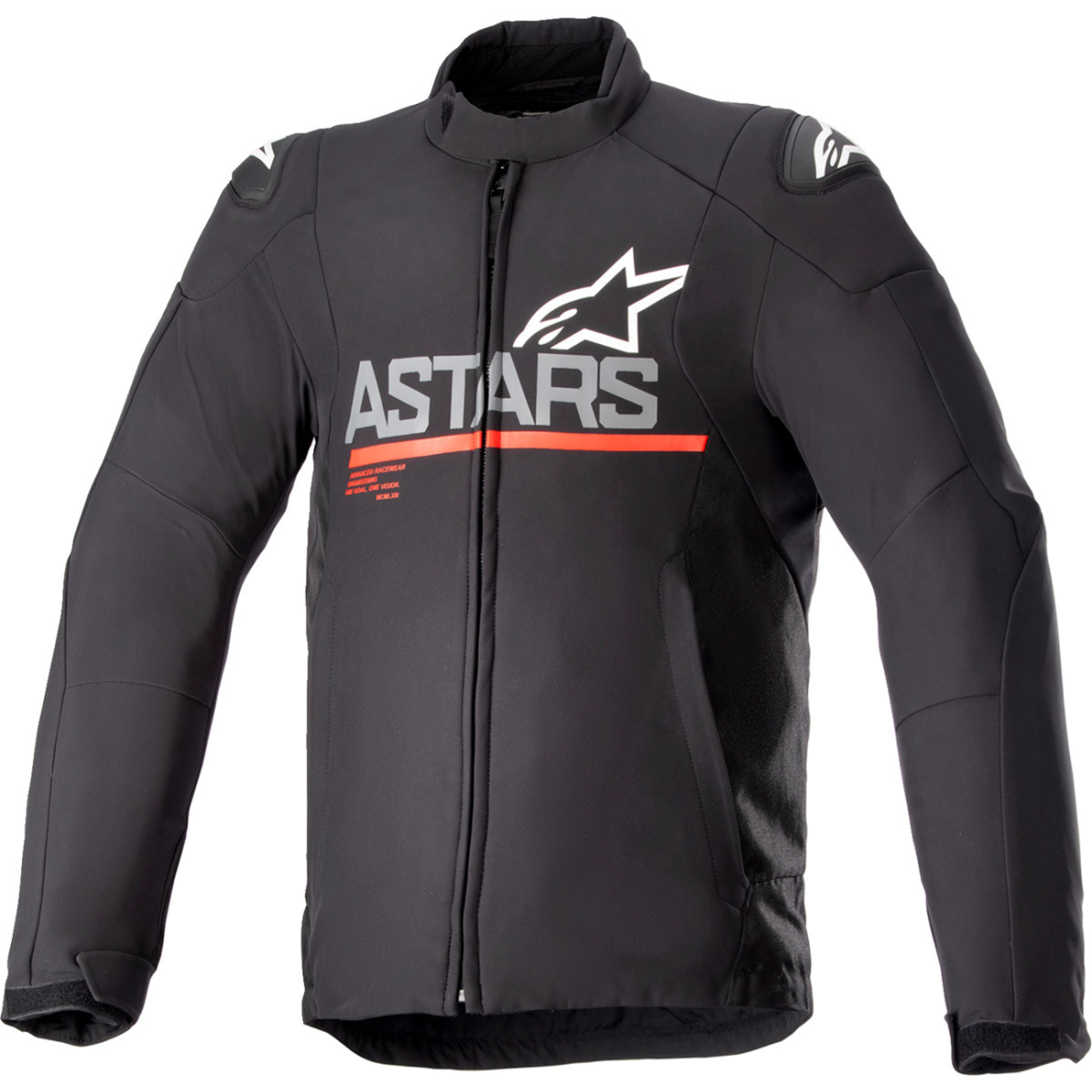 Alpinestars #3206523-1993-2X - SMX Waterproof Jacket - Black/Dark Gray/Bright Red - 2XL