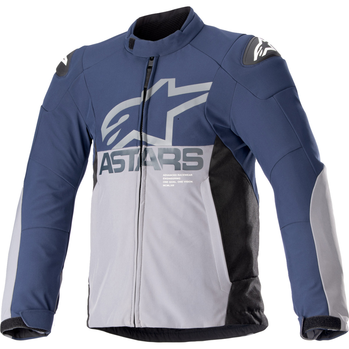 Alpinestars #3206523-7161-3X - SMX Waterproof Jacket - Night Navy/Dark Gray - 3XL