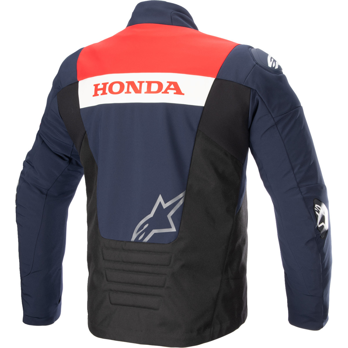 Alpinestars #3206223-7163-3X - Honda SMX Waterproof Jacket - Blue/Black/Red - 3XL