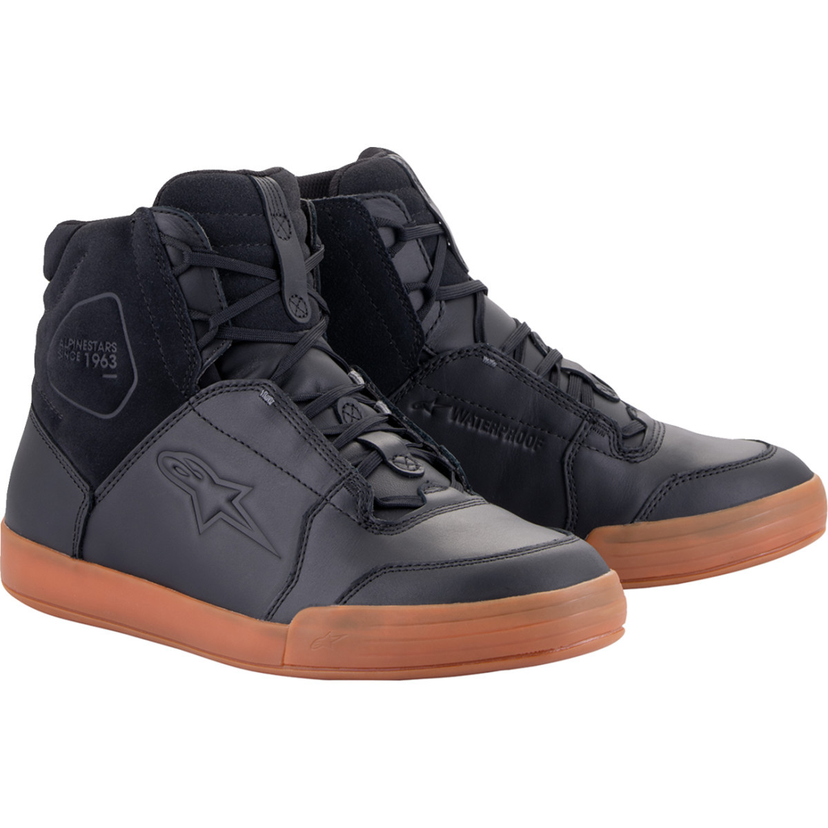 Alpinestars #2543123118912 - Chrome Shoes - Waterproof - Black/Brown - US 12 / EU 45.5