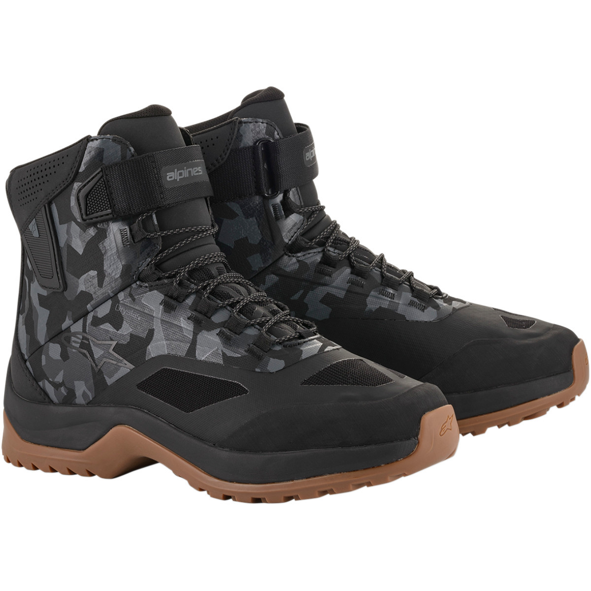 Alpinestars #2611020908414 - CR-6 Drystar® Shoes - Black/Gray/Gunmetal - US 14