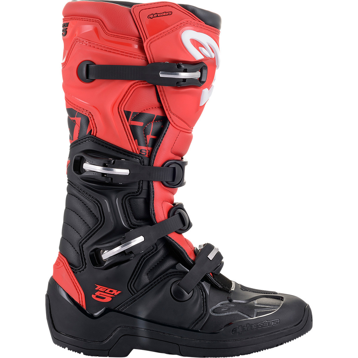 Alpinestars #2015015-13-9 - Tech 5 Boots - Black/Red- US 9 / EU 43