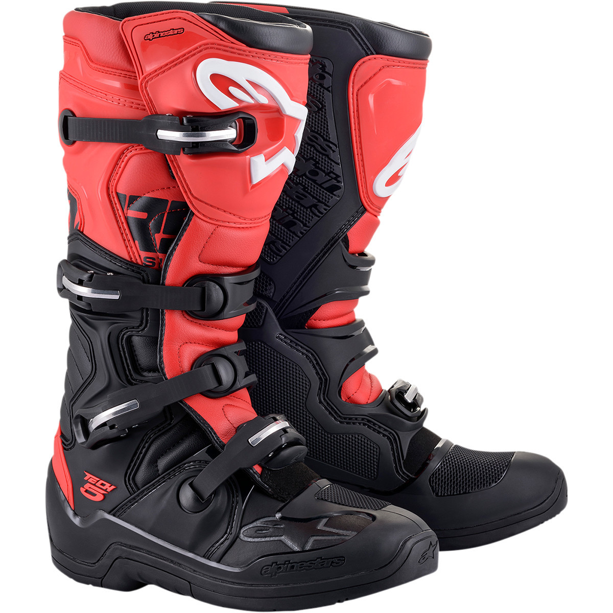 Alpinestars #2015015-13-13 - Tech 5 Boots - Black/Red- US 13 / EU 48
