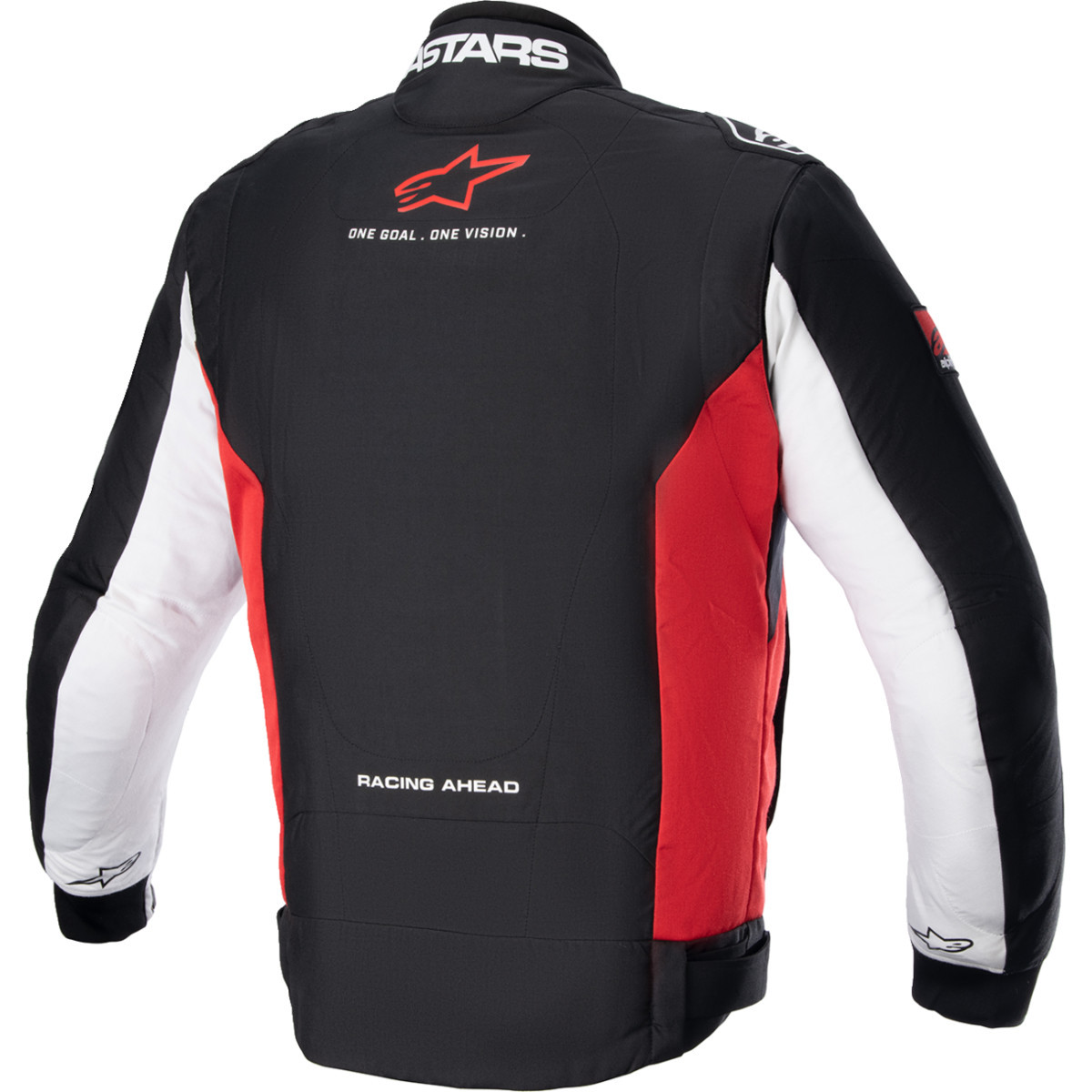 Alpinestars #3306723-1342-3X - Monza Sport Jacket - Black/Bright Red/White - 3XL