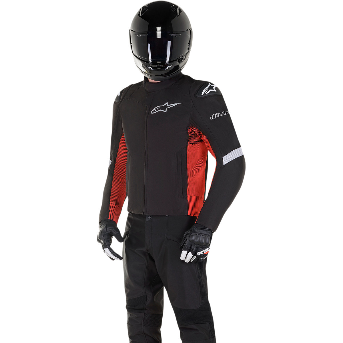 Alpinestars #3304021-1303-2X - T SP-5 Rideknit® Jacket - Black/Bright Red - 2XL