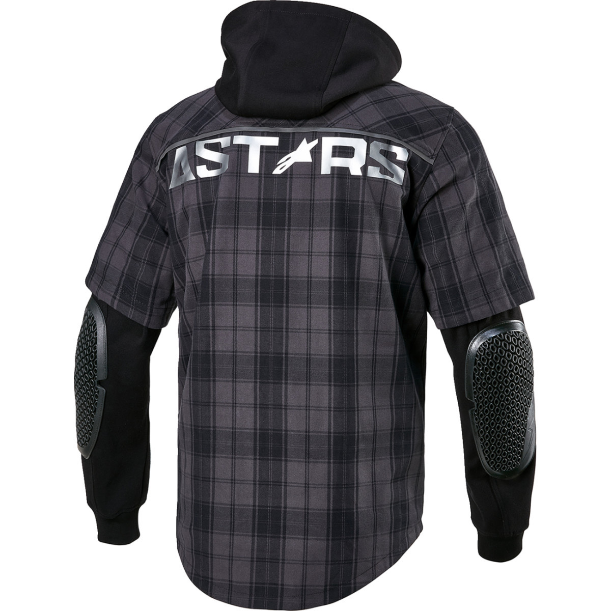 Alpinestars #4300424-9610-3X - MO.ST.EQ Tartan Jacket - Gray/Black - 3XL