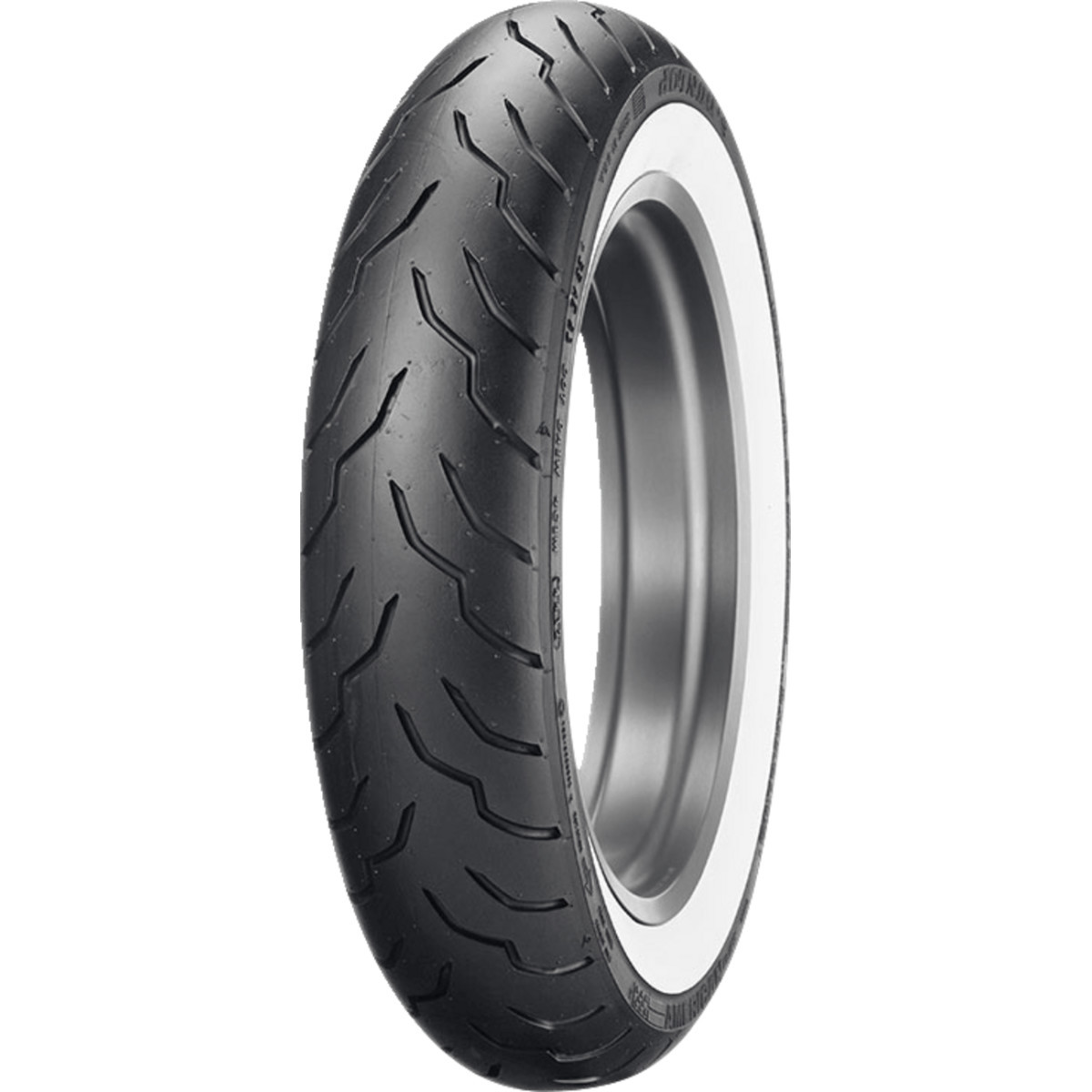 Dunlop #45131520 - Tire - American Elite - Front - 130/90B16 - Wide Whitewall - 67H