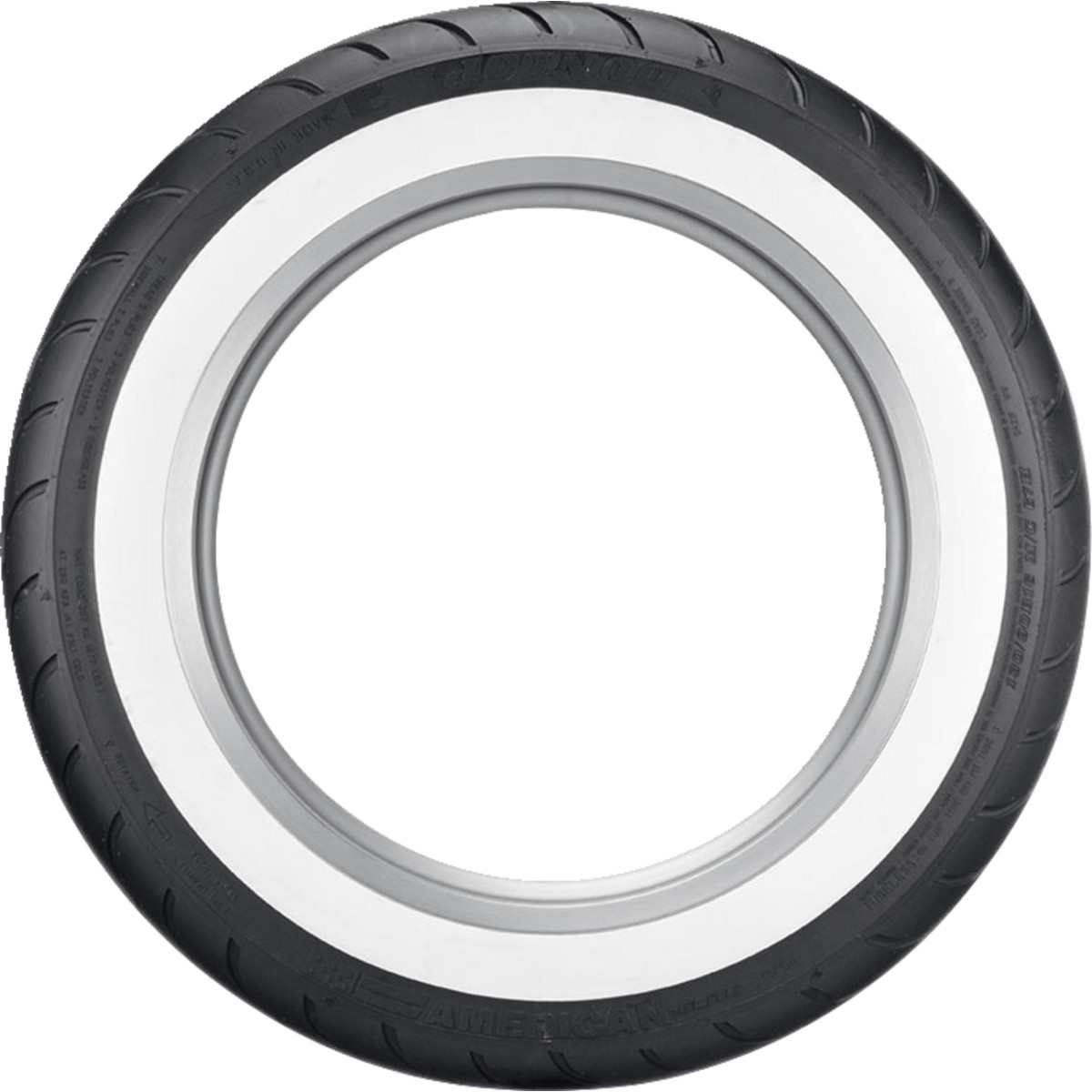 Dunlop #45131520 - Tire - American Elite - Front - 130/90B16 - Wide Whitewall - 67H