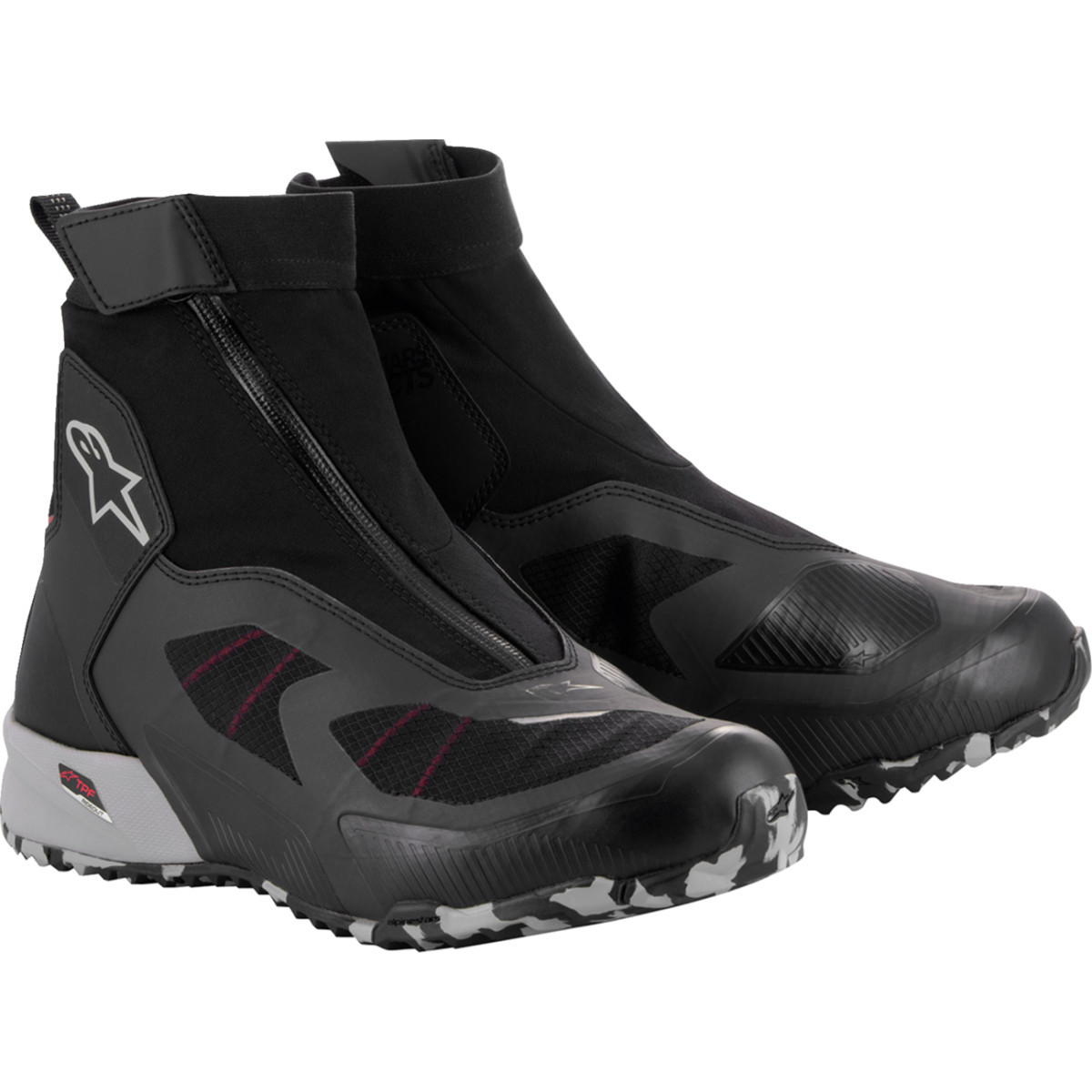 Alpinestars #2338224122214 - CR-8 Gore-Tex® Shoes - Black/Grey/Red - US 14 / EU 48