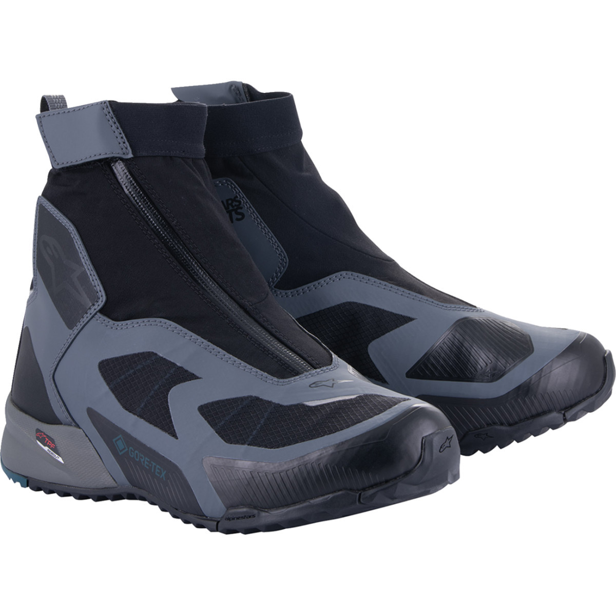 Alpinestars #2338224128510 - CR-8 Gore-Tex® Shoes - Black/Grey/Blue - US 10 / EU 43