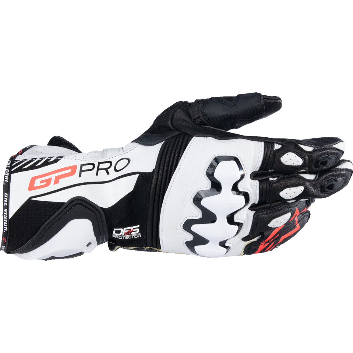 Alpinestars #3556724-12-L - GP Pro R4 Gloves - Black/White - Large