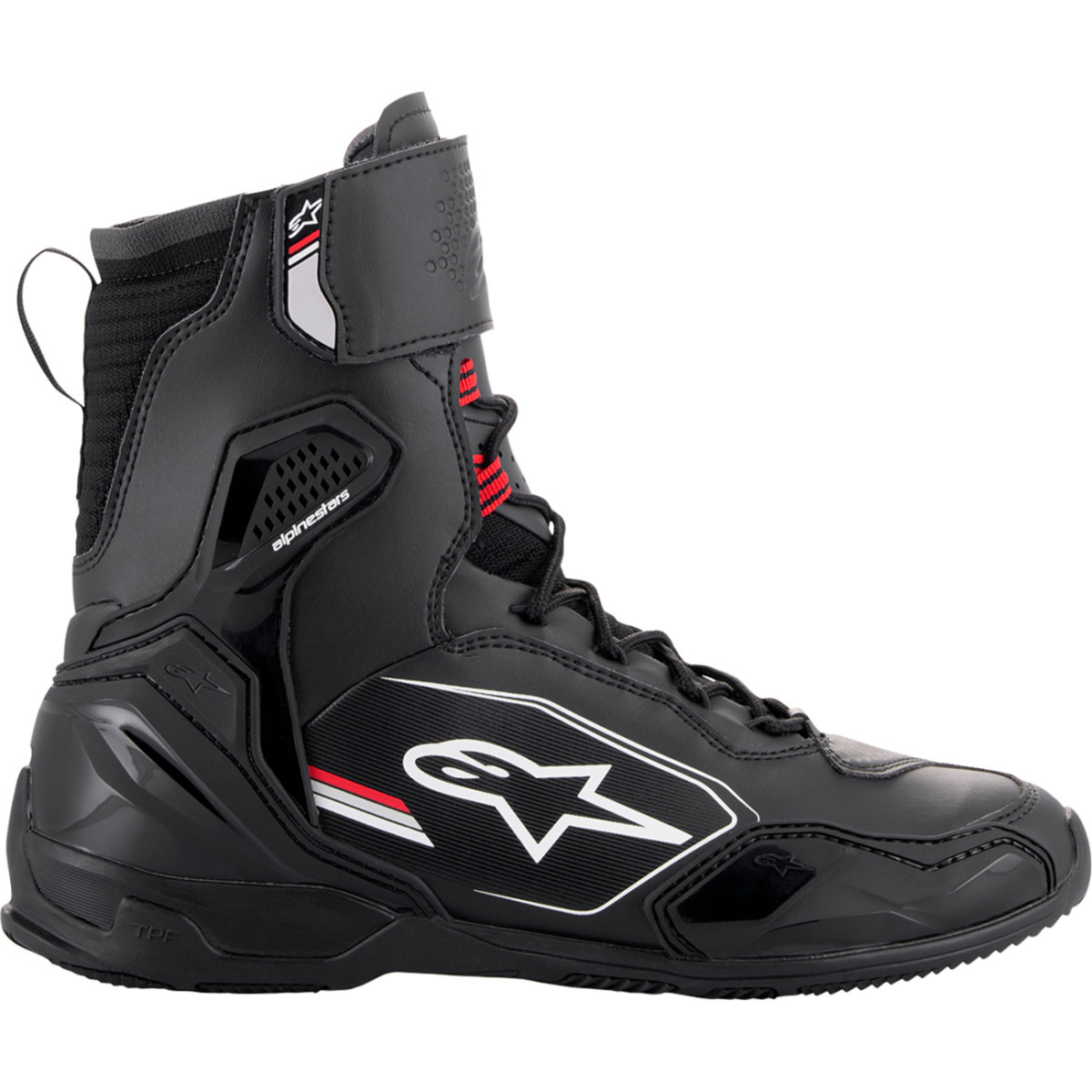 Alpinestars #251112411659.5 - Superfaster Shoe - Black/Gray/Red - US 9.5
